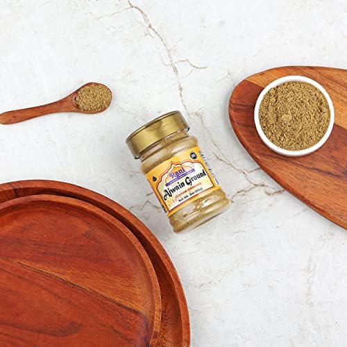 Rani Ajwain Powder (Carom Bishops Weed) Ground Spice 3oz (85g) PET Jar ~ All Natural | Vegan | Gluten Friendly | NON-GMO | Kosher | Indian Origin