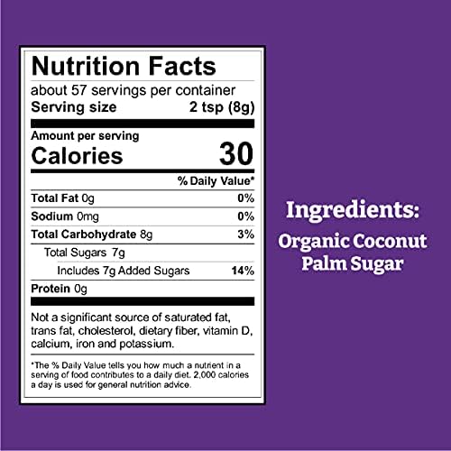 Wholesome Sweeteners 16-Ounce Organic Coconut Sugar, Non GMO, Gluten Free & Vegan Sweetener, for Baking, Sauces, and Smoothies, 3 Pack