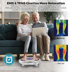 OSITO Foot Circulation Stimulator, Improves Foot Circulation, EMS Foot Massager & Body Therapy Machine, Relieves Body Pain, Neuropathy, RLS, Plantar Fasciitis
