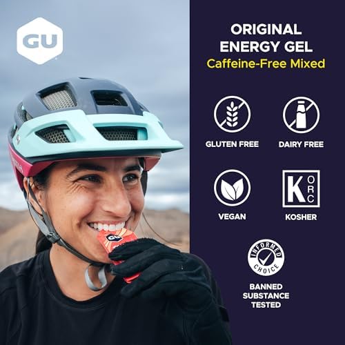 GU Energy, Original Energy Gels, Caffeine-Free Mixed - 24 Count
