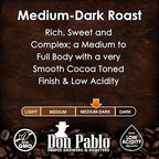 2LB Don Pablo Gourmet Coffee - Brazil Cerrado - Medium Dark Roast - Whole Bean Coffee - 100% Arabica Beans - Low Acidity and Non-GMO - 2lb bag