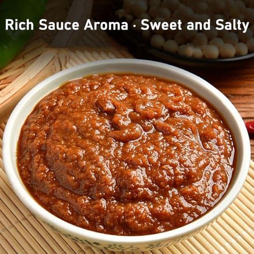 SXETBEAN Soybean Paste, 15.8oz/450g Soybean Sauce, Chinese Soy Bean Paste for Stir-fry, Stew, Dipping Sauce, Hotpot, 黄豆酱