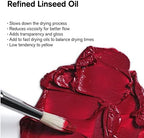 Winsor & Newton Refined Linseed Oil, 250ml (8.4-oz) Bottle