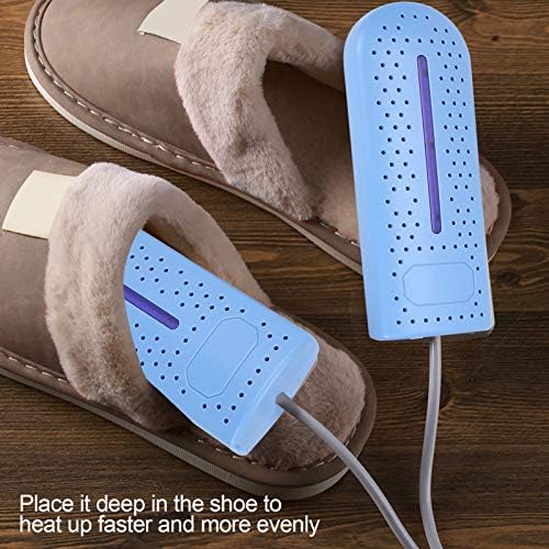 Shoe Dryer, Electric Fast Dry Boot Drying Cycle Constant Temperature Heating-Us For Plug 110-240V(Blue)