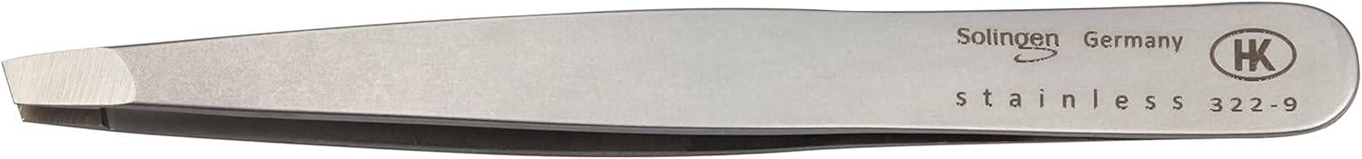 Hans Kniebes Slanted Stainless Steel Tweezers, Solingen