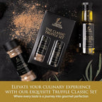 TruffleHunter - Classic Truffle Set - Truffle Seasoning & Black Truffle Oil Gourmet Food Condiments
