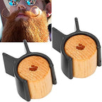 FILFEEL Handlebar Moustache Training Wheel, 2pcs Portable Mustache Styling Template Shaping Tool
