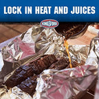 Kingsford Extra Wide Aluminum Foil Roll, Durable, Heavy Duty Grilling Foil for BBQ, Baking, Roasting, Food Storage, Grill Grate Coverage, and Larger Cuts, 18 Inch x 100 Sq Ft