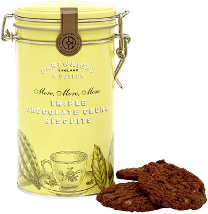 CARTWRIGHT & BUTLER Triple Chocolate Chunk Tin, 200 GR