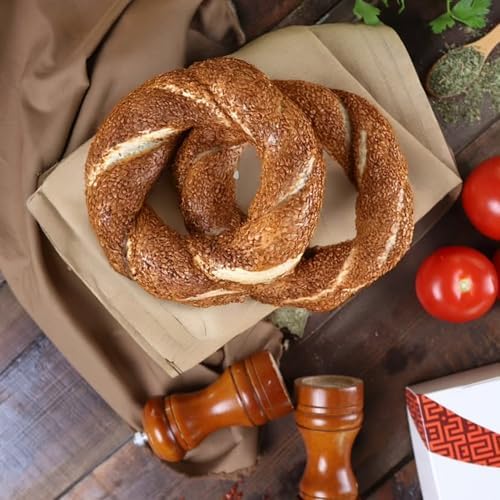 Trend Baklava İstanbul 1935 Turkish Bakery, Breakfast Bagel, Fresh Bread, Rolls Bread Fresh Bakery, Sesame Bagel, Turkish Food, Breakfast Theme Gift, Authentic Savory Food 4 Piece, Istanbul/Turkey