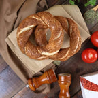 Trend Baklava İstanbul 1935 Turkish Bakery, Breakfast Bagel, Fresh Bread, Rolls Bread Fresh Bakery, Sesame Bagel, Turkish Food, Breakfast Theme Gift, Authentic Savory Food 4 Piece, Istanbul/Turkey