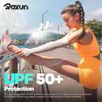 Arm Sleeves with Thumb Hole, Cooling UV Sun Protection Compression Tattoo Cover Up for Men/Women