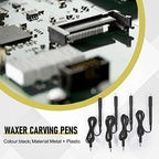 4PCS Replacement Waxer Carving Pencil Pens for Dental Lab Digital Electric Wax, Black