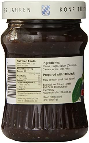 Maintal Premium Plum Butter, 12 Ounce