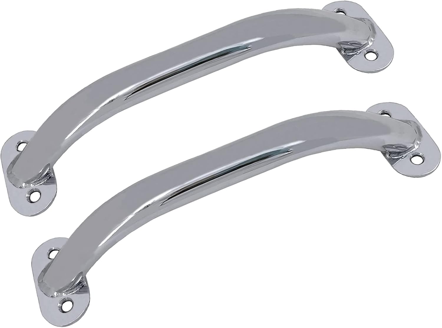 ISURE MARINE 2PCS 316 Stainless Steel 9 inch Boat Grab Handle Marine Handrail for Marine Yacht RV