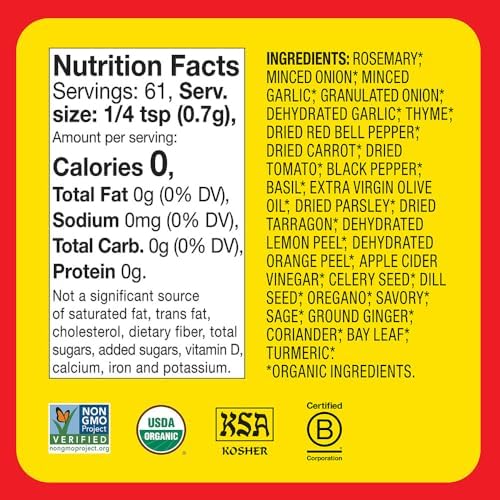 Bragg, Sprinkles & Herbs Spices, 1.5 Oz