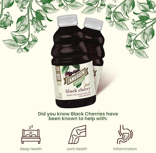 R.W. Knudsen Organic Just Black Cherry from Concentrate, 32 fl oz (Pack of 1)