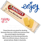 The Original Arno Shortbread Biscuits (Value Pack of 4 x 250g) Tasteful Delights Cookie Biscuits From Australia