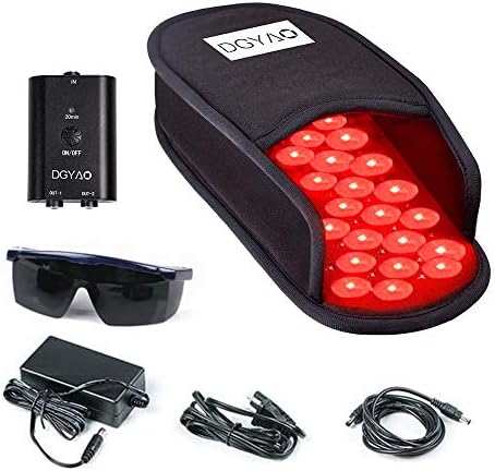 TUOB 660nm LED Red Light Therapy and 880nm Near Infrared Light Therapy Devices Slipper for Foot Nerve/Physical Pain Relief (One Pad)