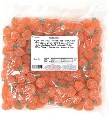 YANKEETRADERS® Jelly Pumpkins, Orange, 2 Lb