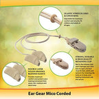 Ear Gear Micro Corded – Protect Hearing Aids or Hearing Amplifiers from Dirt, Sweat, Moisture, Loss, Wind – Fits Hearing Instruments up to 1”