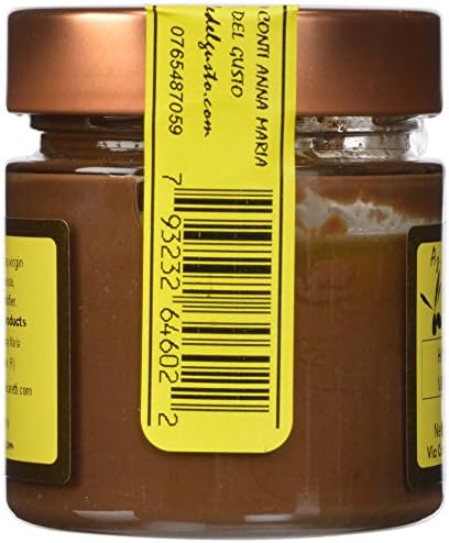 Il Colle Del Gusto Smooth Hazelnut Chocolate Spread with Extra Virgin Olive Oil, Noccioliva, 8.1 Ounce