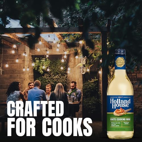 Holland House White Cooking Wine, Ideal for Cooking, Roasting and Marinating, 16 FL OZ