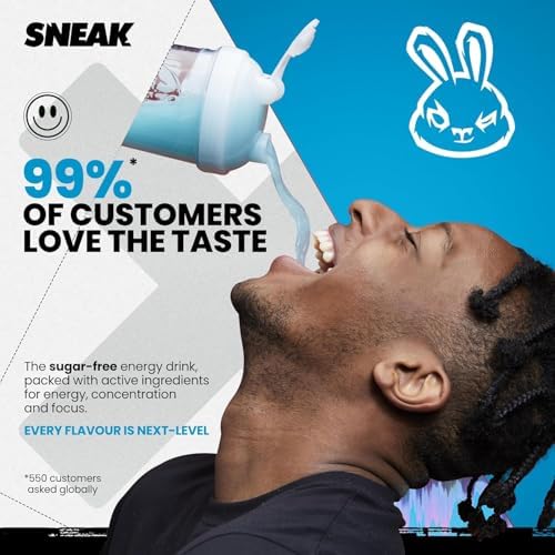 SNEAK Energy Drink Powder Packets | 10 Servings | No Sugar. No Nasties. Just Natural Caffeine, Focus-Boosting Nootropics