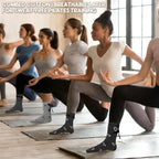 4Pairs Cute Pilates Grip Socks for Women Lace-trimmed Bow Pattern Non Slip Grip Socks for Yoga, Barre, Barefoot