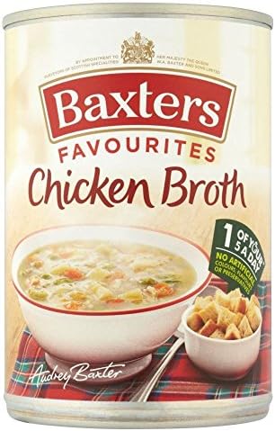 Baxters Favourites Chicken Broth Soup (400g) - Pack of 2