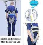 Patient Lift Slings Belt, Divided Leg Sling, Medical Standing Walking Training Aids Full Body Transfer Strap Leg Support Trainer, Max Load Capacity 650 Lbs (Size : Medium)