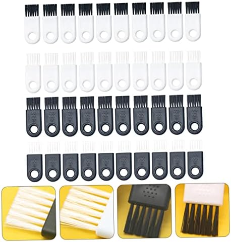 Angoily 80pcs Shaver Cleaning Brush Cleaners for Salon Personal Use Versatile Material Non-shedding Tough for Grooming Tools Hard Reach Spaces