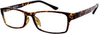 Mens Womens Full Rim Rectangle Acetate Frame Reading Glasses
