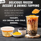 Fusion Select Strawberry, Mango, Passion Fruit Bursting Boba Popping Boba Pearls Fruit Tea Snack Toppings