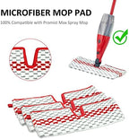 Microfiber Spray Mop Pads Compatible with Ocedar ProMist MAX Spray Mop, Reusable Mops Refill for Oceda Promist Dust Mop, Dual-Action Washable Flip Mops Pads Replacement for Dry and Wet Floor Cleaning