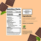 Zero Sugar Dark Chocolate Squares 66% Cocoa, Vegan, Gluten-Free, Stevia Sweetened Candy Bars, 45 Count