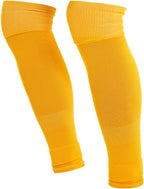 SLEEFS Pre Cut Soccer Socks [1 Pair] - Calf Compression Leg Sleeves for Adult & Large Boys/Large Youth