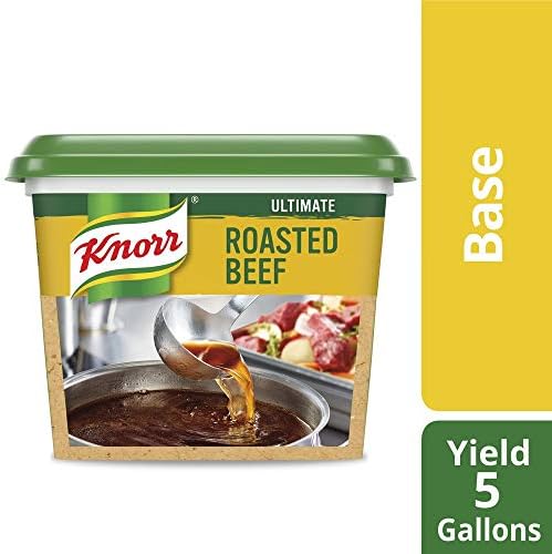 Knorr Professional Ultimate Beef Paste Base Gluten Free, No Artificial Flavors or Preservatives, No MSG added, Colors from Natural Sources, 1 Pound (Pack of 6)