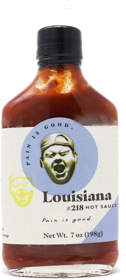 Louisiana Style Hot Sauce - 2 Pack - 7oz Bottles - Made in USA with Habanero Peppers - All Natural Ingredients, Non-GMO, Gluten-Free, Sugar-Free, Vegetarian, Keto
