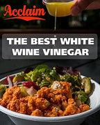Acclaim Gourmet White Wine Vinegar, 128 Ounces (1 Gallon) - 5% Acidity