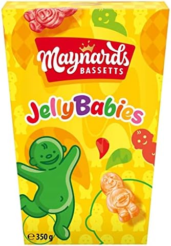 Maynards Bassetts Jelly Babies Sweets Carton 350g