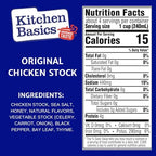 Kitchen Basics Original Chicken Stock, 8.25 oz Carton (Pack of 12) Pantry Staple for Homemade Recipes, Perfect for Gravy or Side Dishes