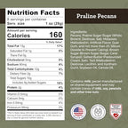 HUDSON PECAN COMPANY: Praline Roasted Georgia Pecans | Candied Gourmet Delight, Irresistible Southern Sweetness (Perfect for Snacking, Baking, Salads, Desserts, Gifting & More), 8 oz Resealable Pouch