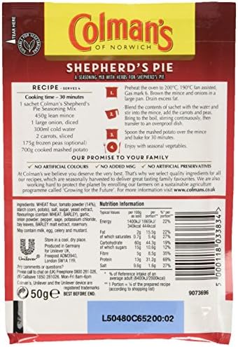 Colman's Shepherd's Pie Mix, 1.75-Ounce Packages (Pack of 12)