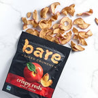bare Baked Crunchy Apple Chips, 2 Flavor Variety, 0.53oz Snack Bags (7 Pack)