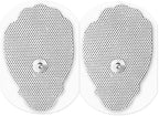 Easy@Home 16 2"x3" Reusable Adhesive Electrode TENS Pads for TENS Electronic Pulse Massager in Hand Shape, 510K Cleared for Over The Counter (OTC) Use