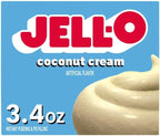 Jell-O Cook & Serve Tapioca Pudding and Pie Filling, 3 oz + Instant Coconut Cream Pudding & Pie Filling, 3.4 oz (2 ea) (Variety Pack)