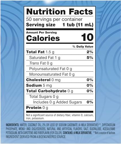 Nestle Coffee mate Coffee Creamer, Sugar Free French Vanilla, Liquid Creamer Singles, Non Dairy, No Refrigeration, Box of 50 Singles