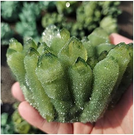 Health & Household Natural Green Ghost Phantom Quartz Crystal Cluster Healing Specimen