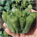 Health & Household Natural Green Ghost Phantom Quartz Crystal Cluster Healing Specimen